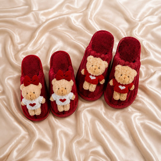 Chaussons Ourson Couple 🧸